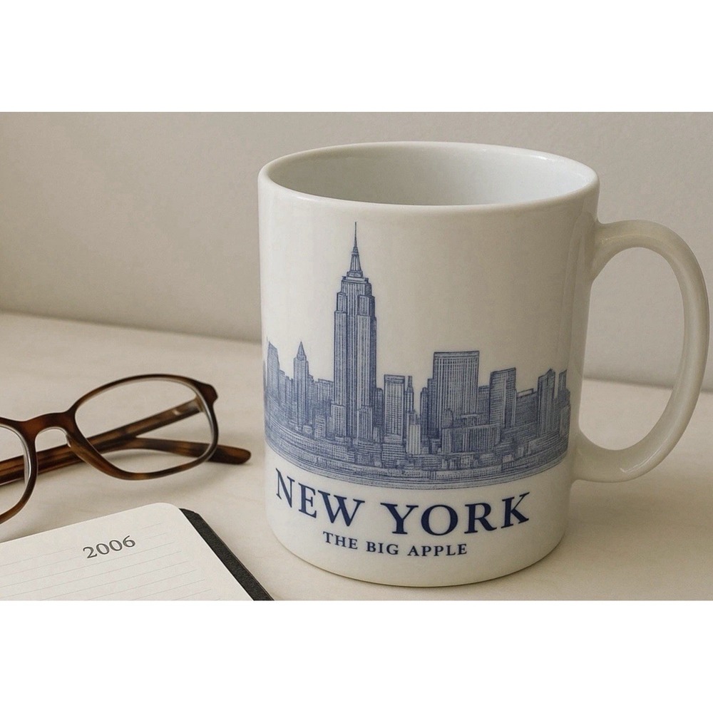 2006 Starbucks Architect Series New York 18 oz. Coffee Mug "The Big Apple"